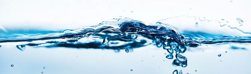 Rushing water